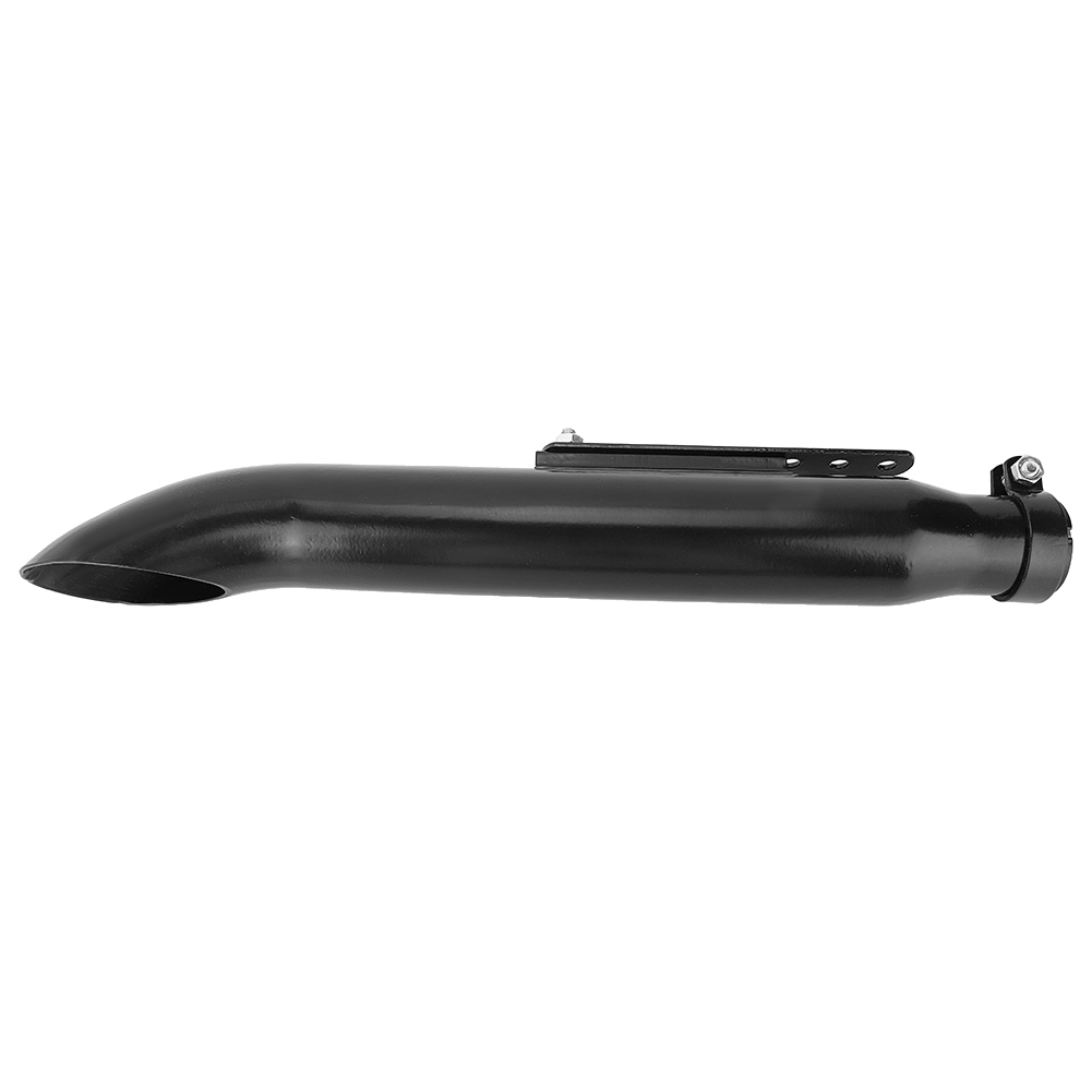 Winkel-auspuffschalldämpfer Aus Eisen Für Motorräder, Ersatzrohr 38,5/40/43/45 Mm (schwarz)