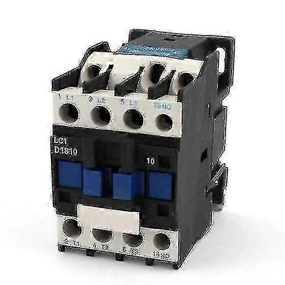 Dreipoliger Schütz 220 V 18 A 1 Schließer 50/60 Hz Schwarz Drehstrom-motorrelais