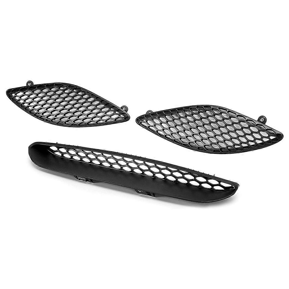 Frontgrill Für Autos, Kunststoff-schutzleiste, Dekorative Grillabdeckung, Universelles Ersatzteil, Mattschwarze Ausführung, Autozubehör Für Den Außenbereich, Standardmodell, Einfache Montage.