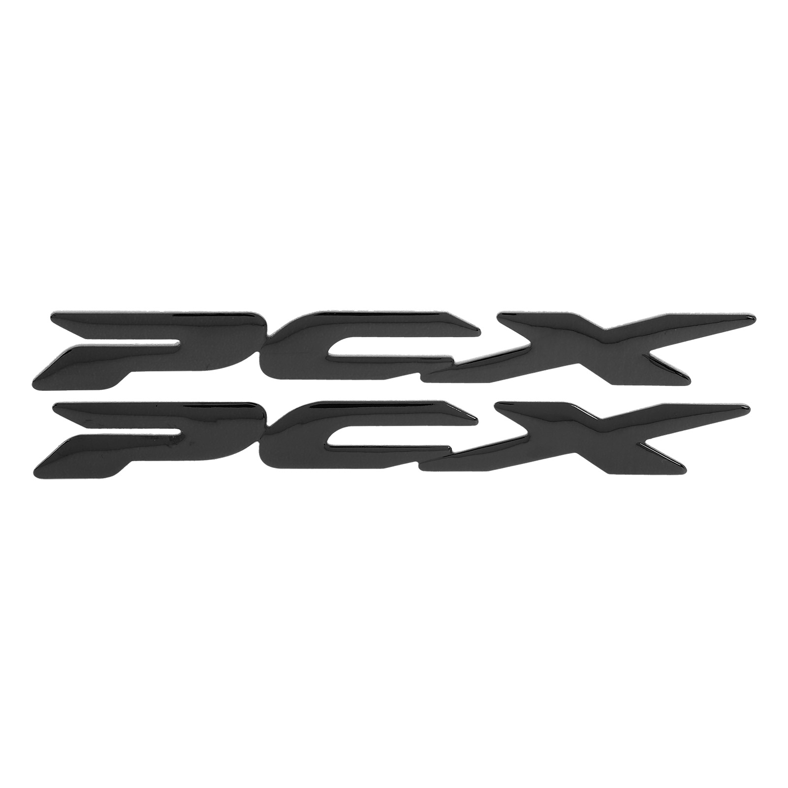 Flexibler 3d-motorradaufkleber Aus Kunststoff, Seitenlogo-aufkleber Für Honda Pcx 150 125 2017-2019, Schwarz