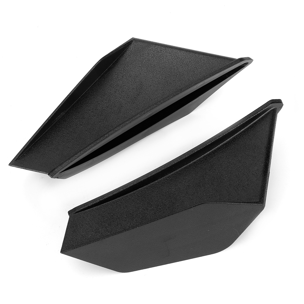 1 Universelles Aerodynamik-flügelset Für Motorräder, Paar Schwarze Winglets, Kompatibel Mit Honda Und Yamaha