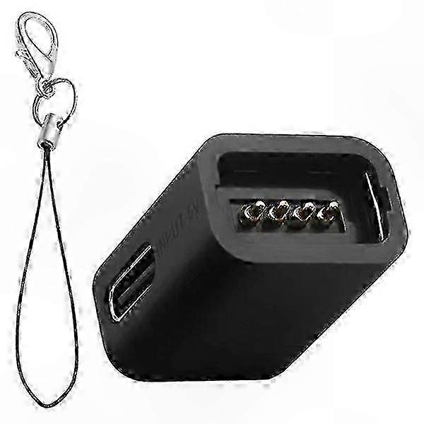 Tragbarer 4-pin-auf-typ-c-ladeadapter Für 12-gang-rennradkomponenten, Di2-elektroniksystem, Schwarzes Design, Kompatibel