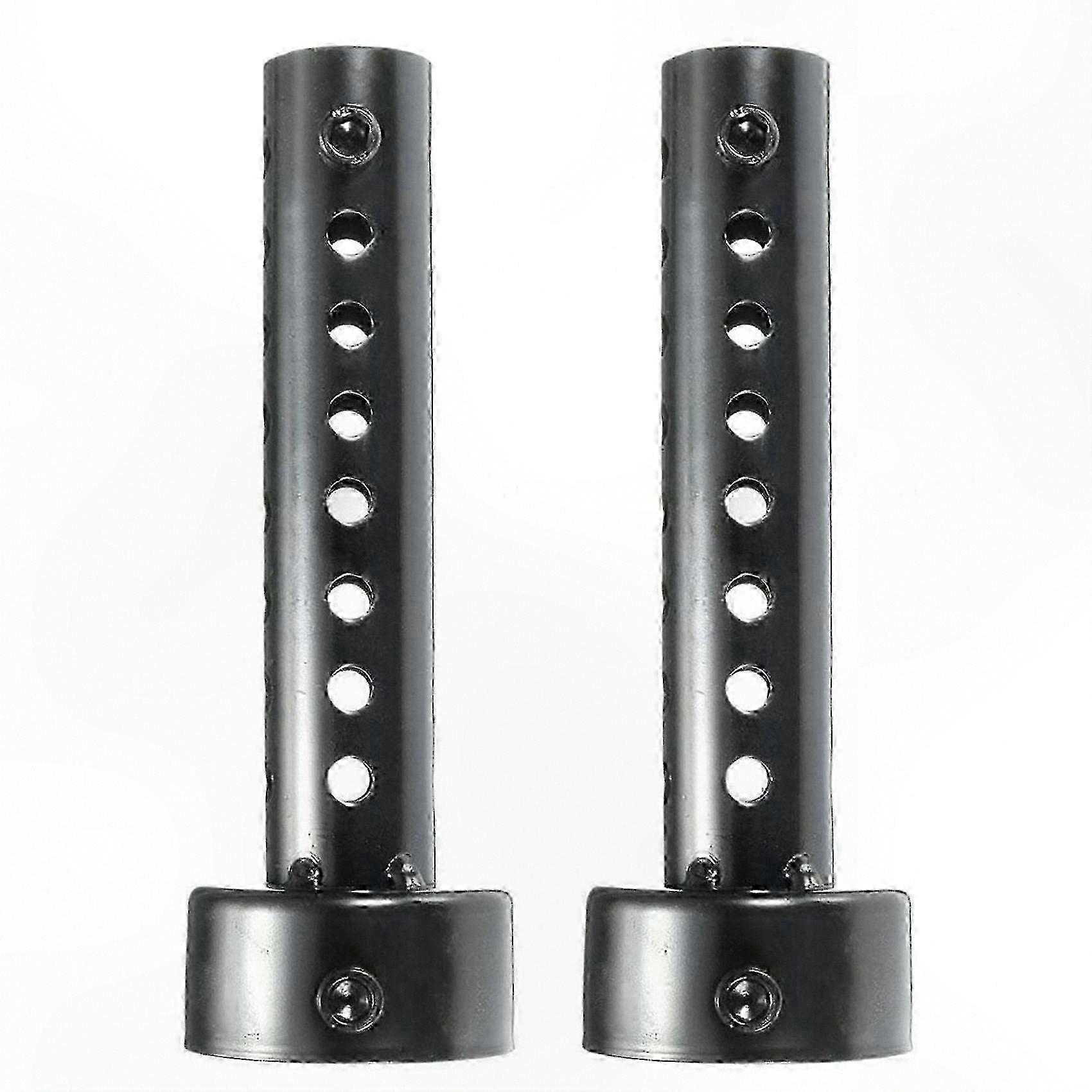 48-mm-motorrad-schalldämpfer, Schwarz, 2 Stück, Universeller Auspuffeinsatz, Schalldämpfer/db-killer, Kompatibel Mit Auspuffrohren, Ersatzteilset