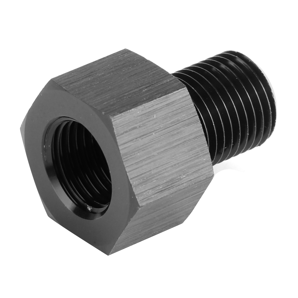 Schwarzer Öldruckreduzieradapter M10x1,0 Außengewinde Auf 1/8 Zoll Npt Innengewinde Für Manometer