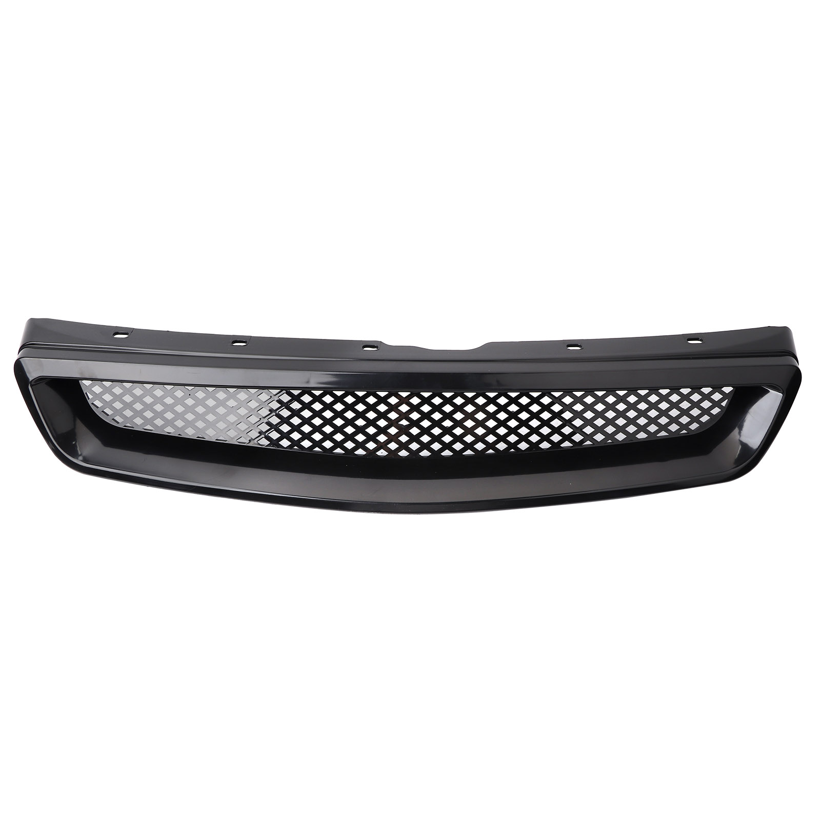 Schwarzer Abs-frontgrill Für Honda Civic Stoßstange 1999-2000, Lufteinlassgitter Aus Maschengewebe