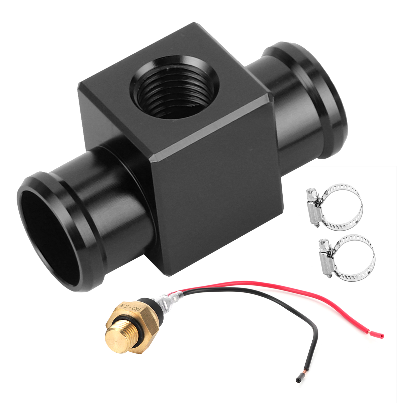 Wassertemperatursensor Für Kühler, Schwarzer Thermostatschalter Für Lüfter Für Motorrad, Quad Und Geländewagen