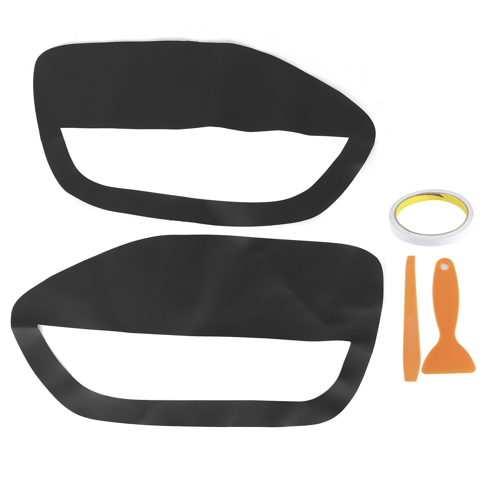 2 Türverkleidungen Aus Kunstleder, Passend Für Ford Mustang 2005–2009, Schwarz