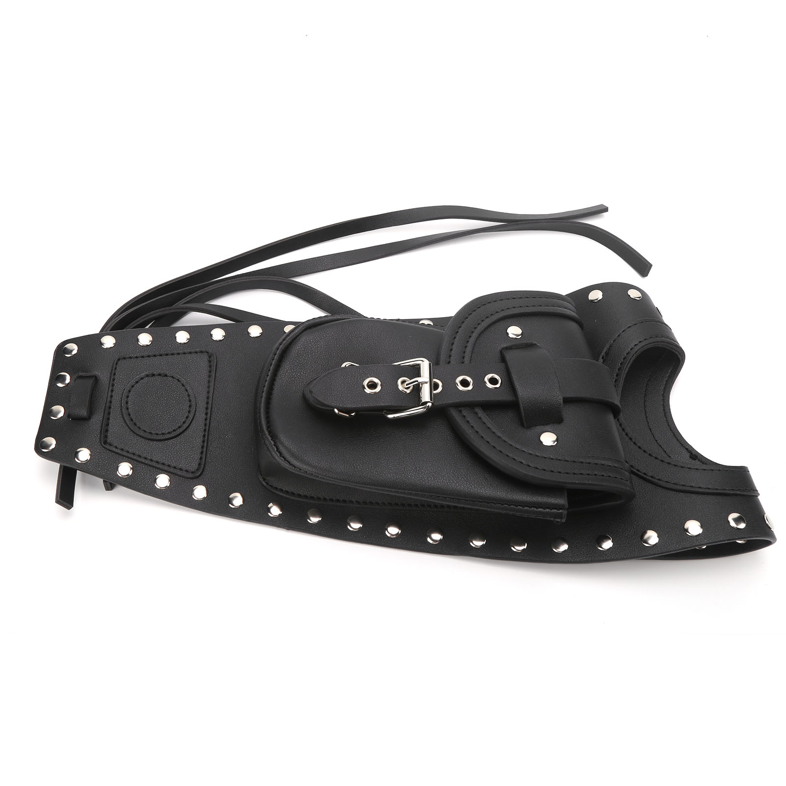 Schwarze Motorrad-tanktasche Aus Kunstleder Für Xlx1000, Xl1200x, Xlh883, Tankabdeckung