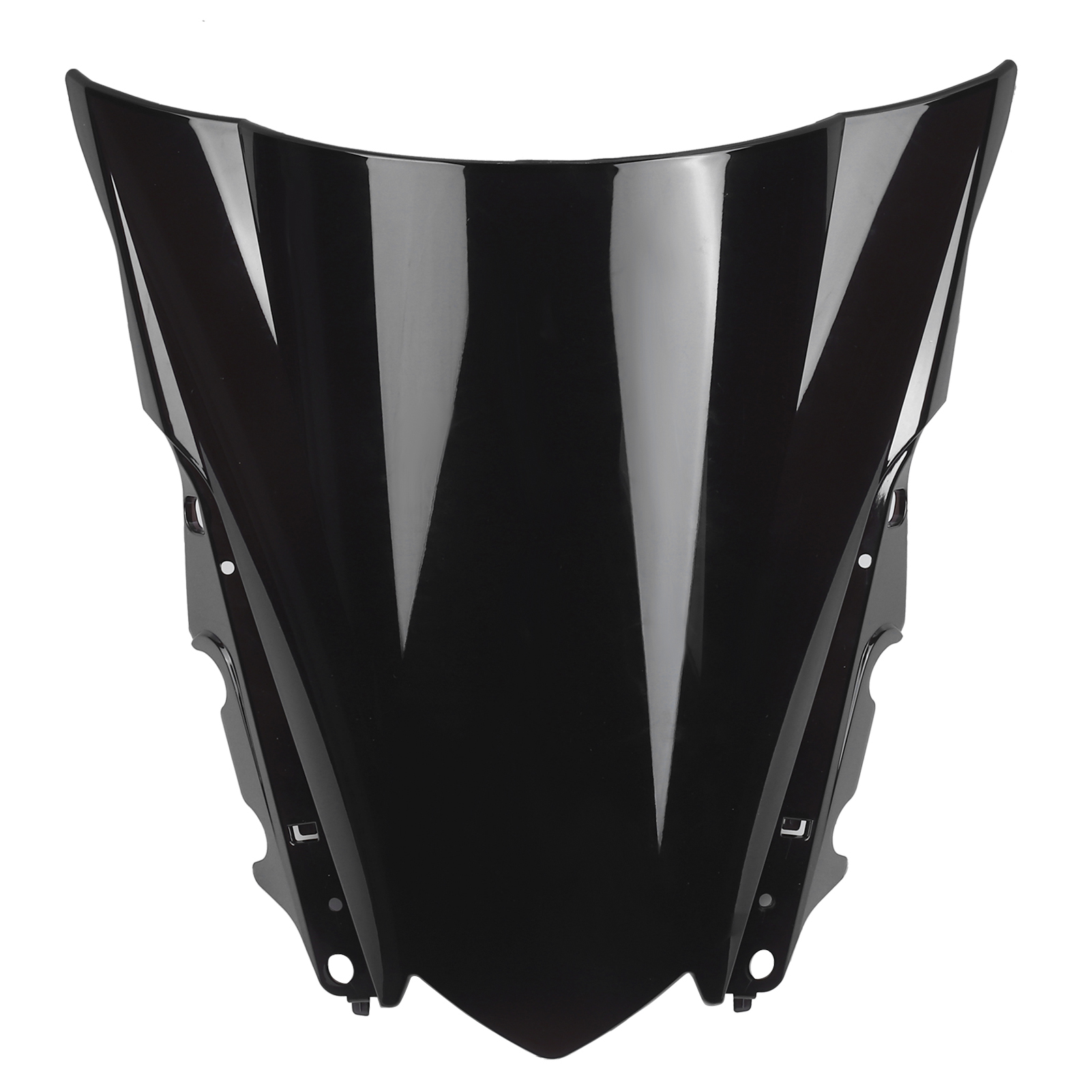 Motorrad-windschutzscheibe Aus Polycarbonat Für Yamaha Yzf R3 R25 (2015–2016), Schwarzer Windabweiser, Scheibenschutz-set