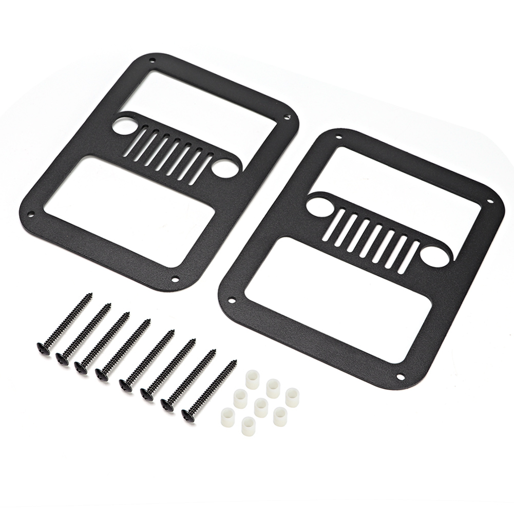 Schwarze Abs-blinkerabdeckungen, Kompatibel Mit Jeep Wrangler Unlimited 2- Und 4-türer-modellen 2007-2017