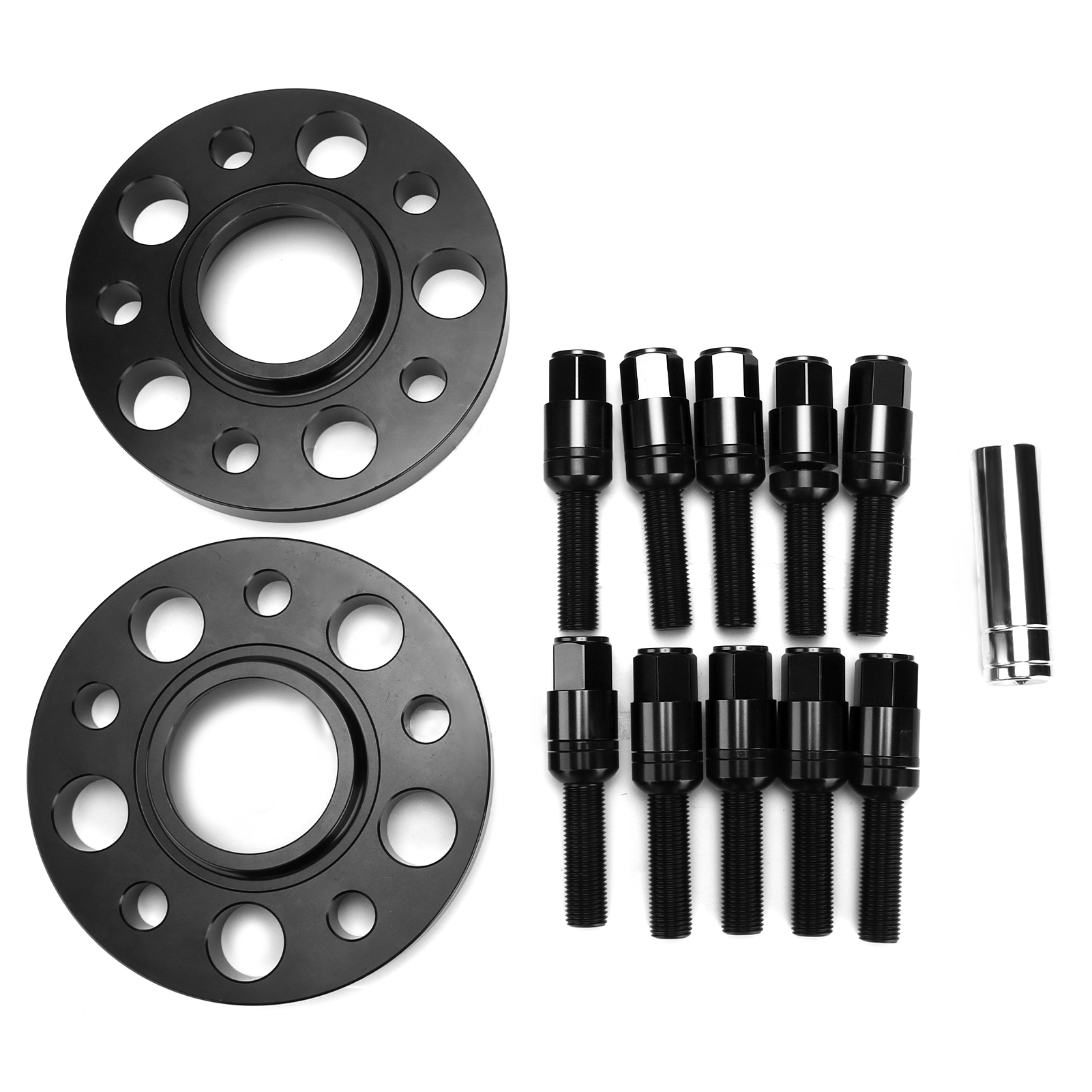 20-mm-spurverbreiterungssatz Für Mercedes-benz W215 W216 Cl-klasse, Cl500 Cl600 Amg 2000-2011 (schwarz)