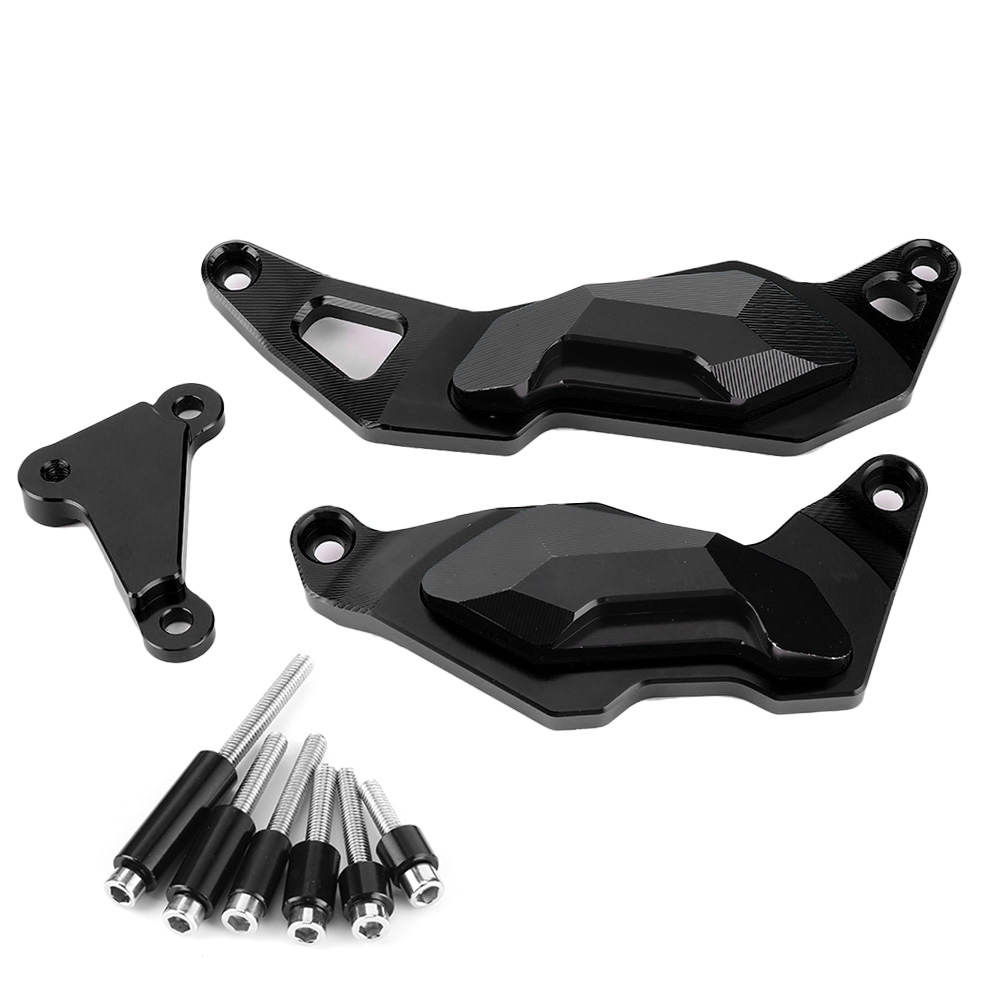 Motorschutzbügel Aus Aluminium Für Kawasaki Ninja 400 (2017–2019), Schwarz, Inklusive Sicherheitsbügel-set