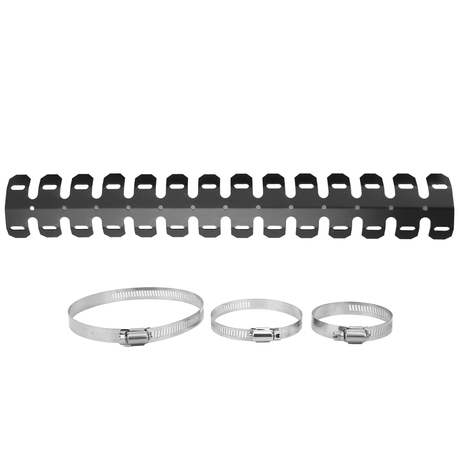 23,85 Zoll (ca. 60,6 Cm) Universal-motorradauspuffabdeckung In Schwarz, Beinschutz Gegen Verbrühungen, Hitzeschutz Für Den Fahrer