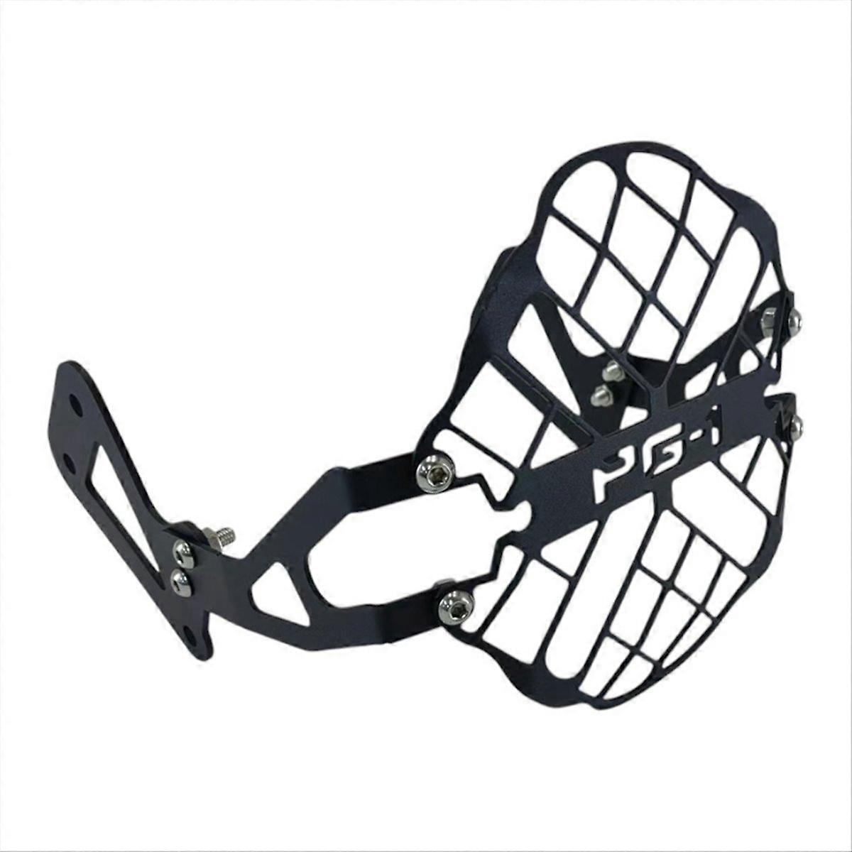 Pg-1 Motorrad-frontgrillschutz, Scheinwerferschutz Aus Metall, Stoßfeste Abdeckung, Universelles Motocross-zubehör, 1 Stück, Mattschwarz, Kompatibel Mit Verschiedenen Modellen