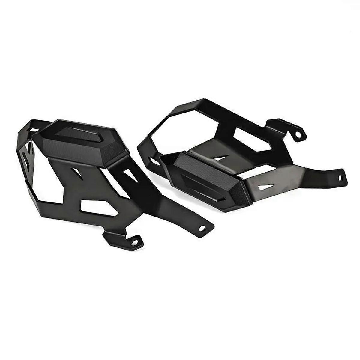 Motorabdeckung Für Motorräder, Zylinderkopfschutz, Ventilschutz, Universelles Ersatzteil, Stoßfest, Langlebiger Stahl, Schwarz, Einfach Zu Montieren, Motorradzubehör.