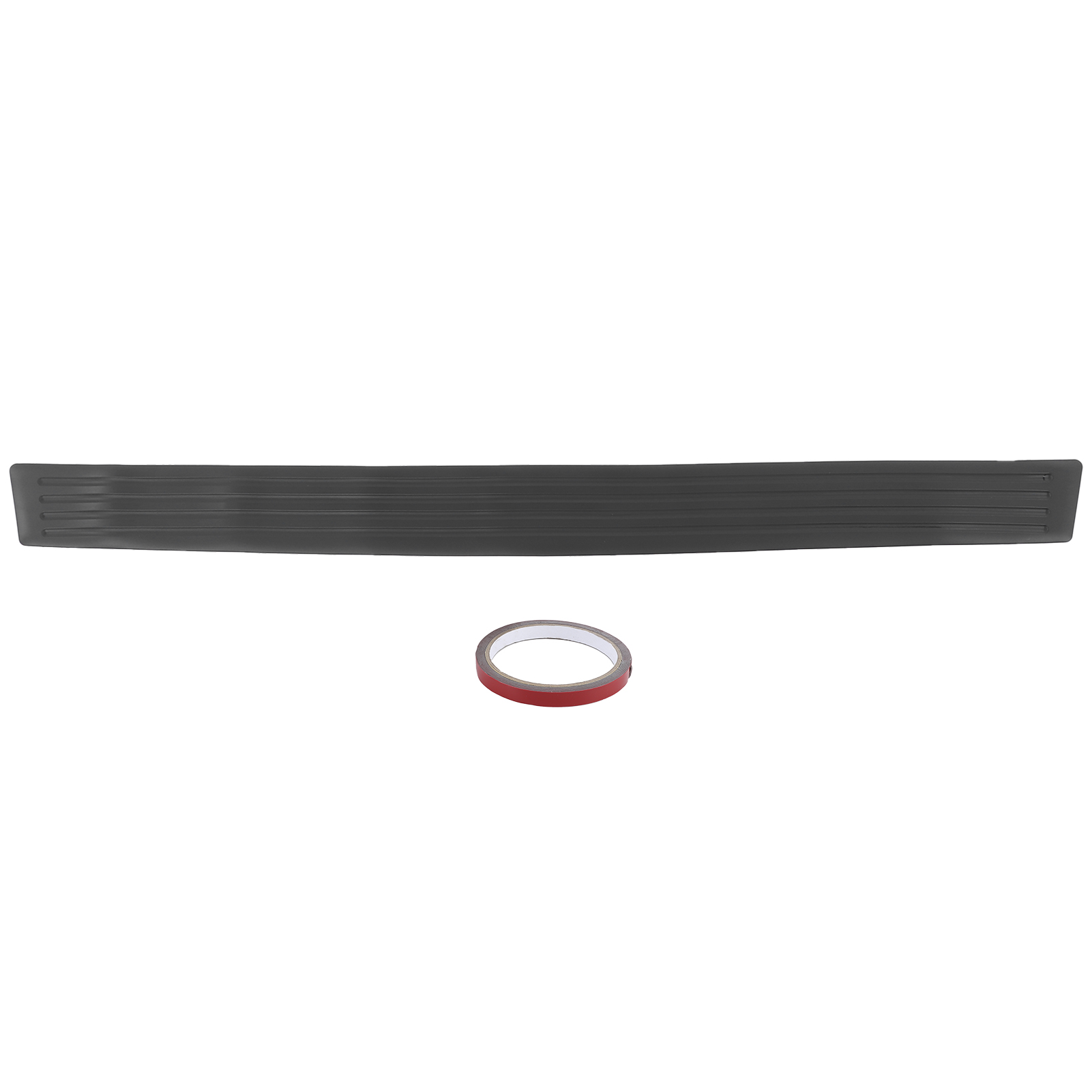 Universeller Schwarzer 90x8cm Pvc-ladekantenschutz, Stoßstangenschutzleiste, Kofferraumklappenverkleidung