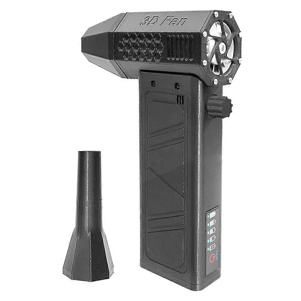 Turbo Blower Jet 140000 U/min, Leistungsstarker Ventilator Mit Display, Schnelle Reinigung, Schwarz