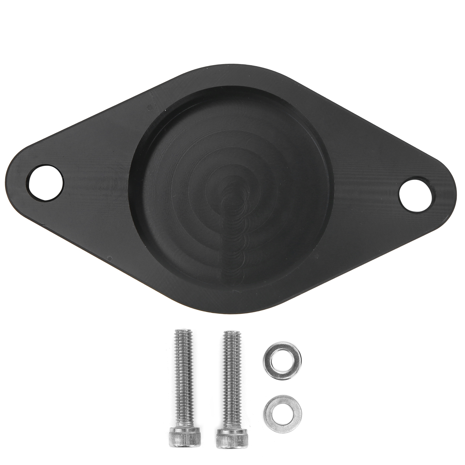 Cnc-gefräste Aluminium-turbo-resonator-abdeckplatte, Kompatibel Mit Dodge Duramax 11-16, Schwarz