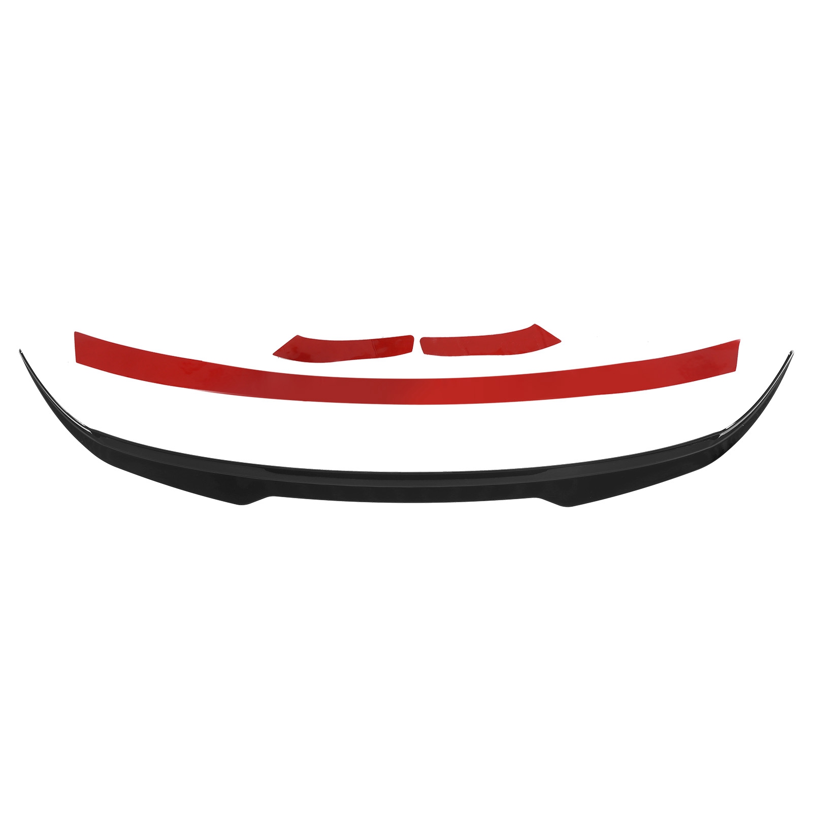 Maxton Style V2 Heckdachspoiler In Glänzendem Schwarz Für Standard-mk8 2021+ Verlängerung