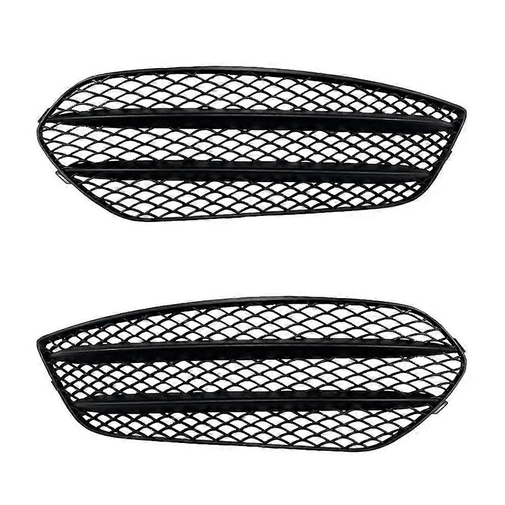 Frontstoßstangengrill Für Nebelscheinwerferabdeckung Mercedes Cla Klasse C117, Nebelscheinwerferglas-ersatz, Stoßstangenverkleidung, Schutzset, Schwarze Ausführung, Anpassbares Originalteil.