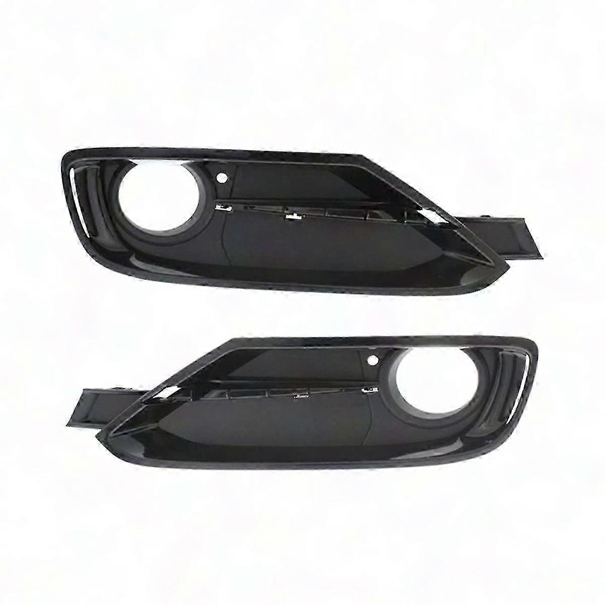 Frontstoßstangenverkleidung, Geformte Nebelscheinwerferleisten 51117300737 51117300738, Kompatibel Mit Bmw 3er F30 F31 F34 F35, 316i 320i Modellen, Schwarzes Verkleidungsset, Kosmetischer Ersatz