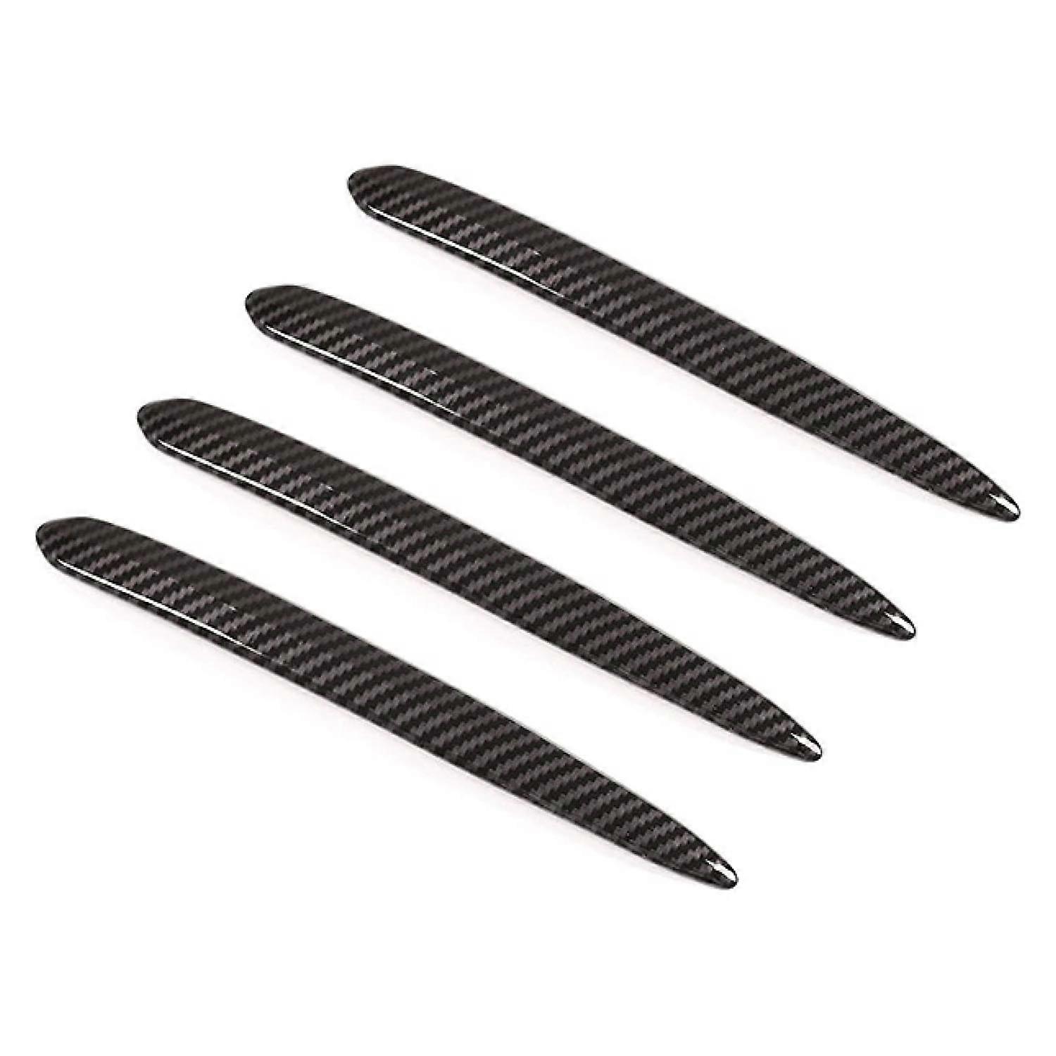 Türgriffe Für 5er G30 18-21, Schwarzes Carbon-muster, Klebeschutz-set, Carbonfaser-finish, Außenzubehör, Set Mit 4 Leisten.