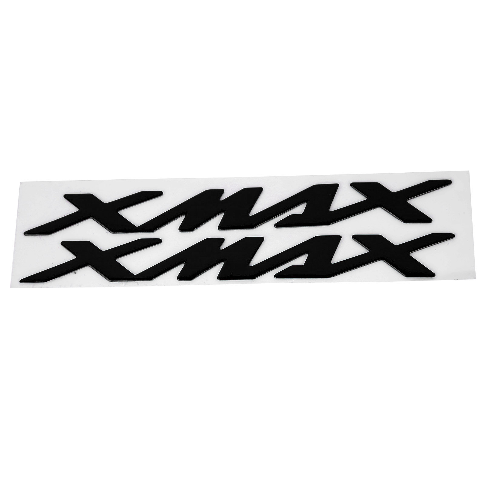Paar 3d-aufkleber Für Das Motorrademblem Xmax 125 250 400 (schwarz) - Dreidimensionale Aufkleber
