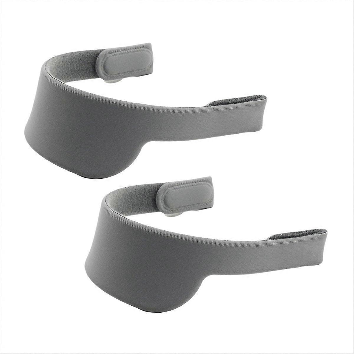 2 Ersatz-helmriemen, 2er-pack, Ersatz-befestigungsriemen, Kopfstützband, Ersatzzubehör Für Gehörschutz, Verstellbar, Universell, Strapazierfähig, Schwarz