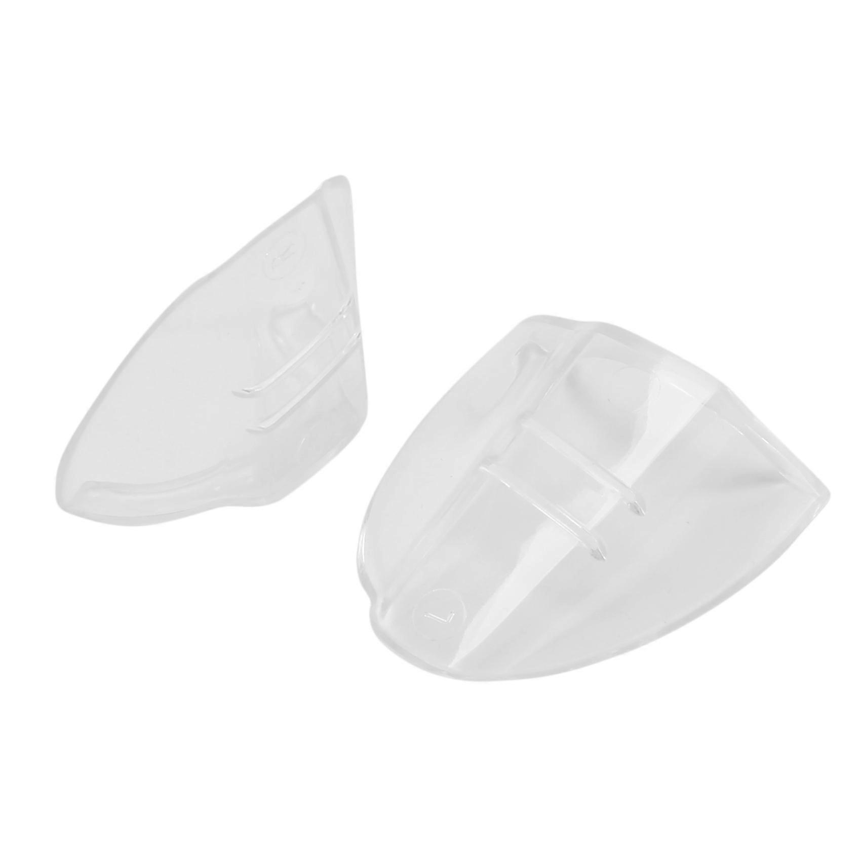 Transparente Tpu-schutzbrille, 2er-pack, Für 17-mm-brillenfassungen, Transparente Polyurethan-seitenschilde, Ersatzteile.
