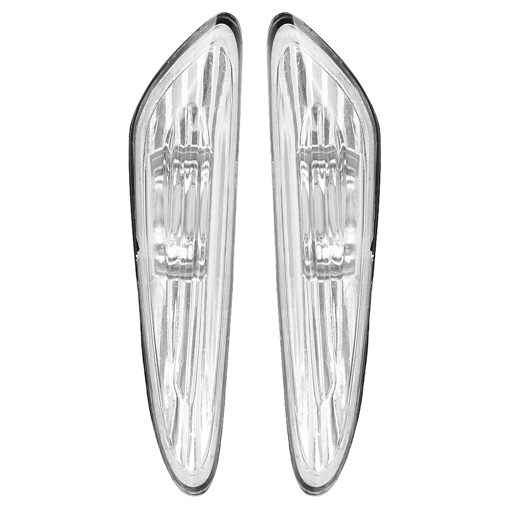 Klare Seitenblinker 63137165915/63137165916 Für Bmw E46 325i, Paar Scheinwerferabdeckungen.