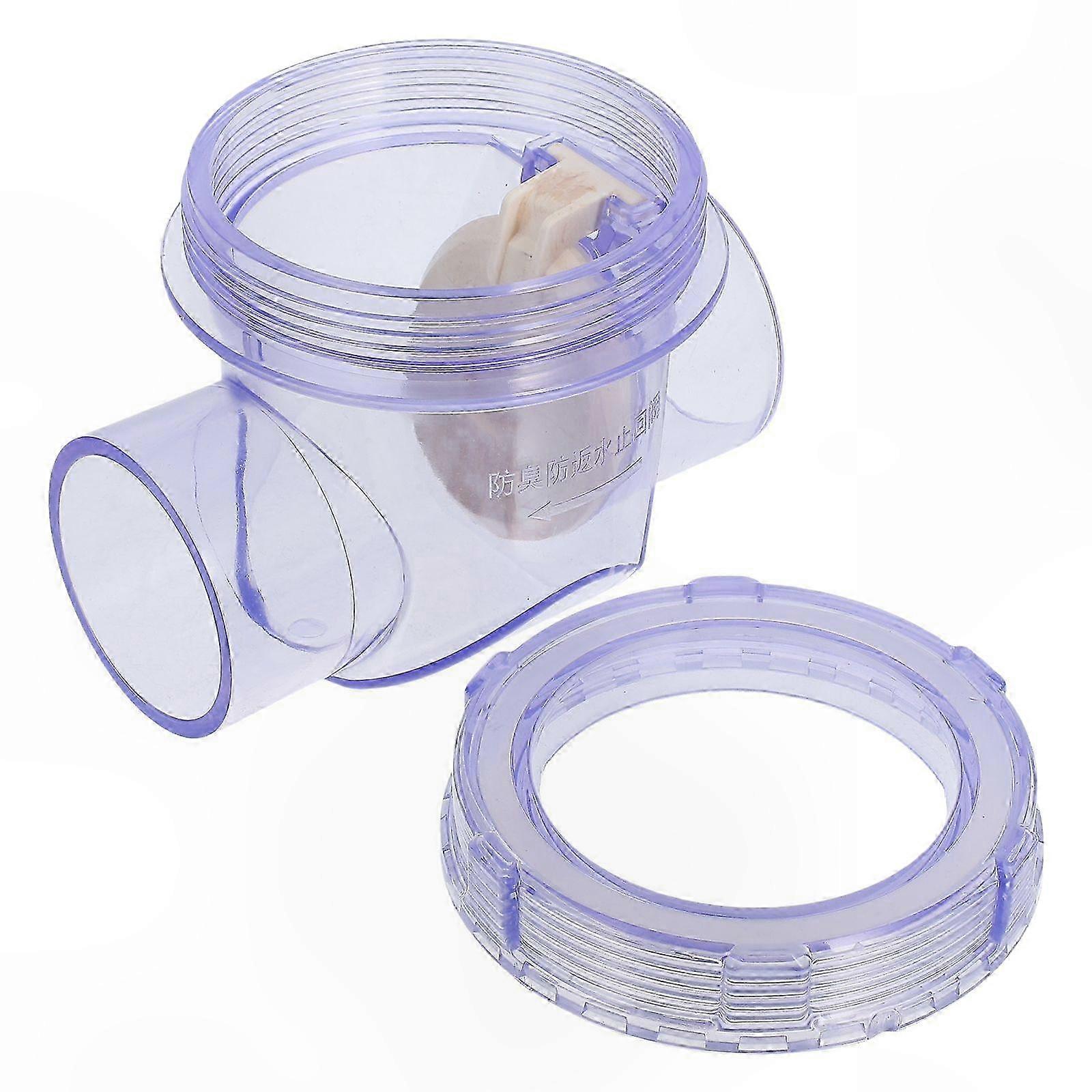 Transparentes Rückschlagventil Für Sanitärinstallationen, Durchsichtiges Pvc-rückschlagventil Für Rohrverbindungsstücke, Für Sanitär- Und Abwasseranwendungen, Standardmodell.