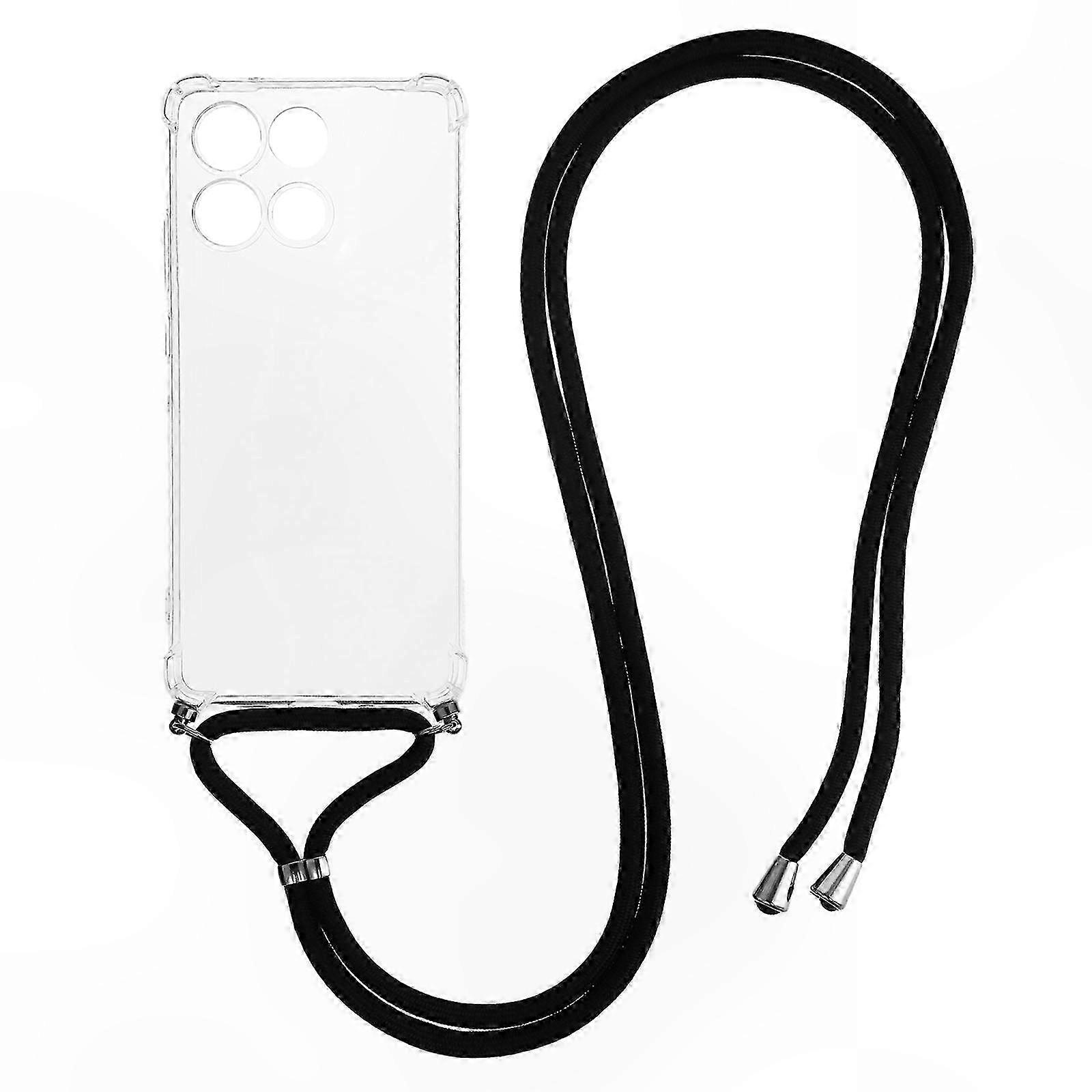 Transparente Tpu-handyhülle Für Das Moto G86 5g, Verstärkte Ecken, Stoßfester Schutz, Mit Trageband, Schlanke Und Robuste Hülle, Kompatibel Mit Dem G86 5g, Praktisches Zubehör.