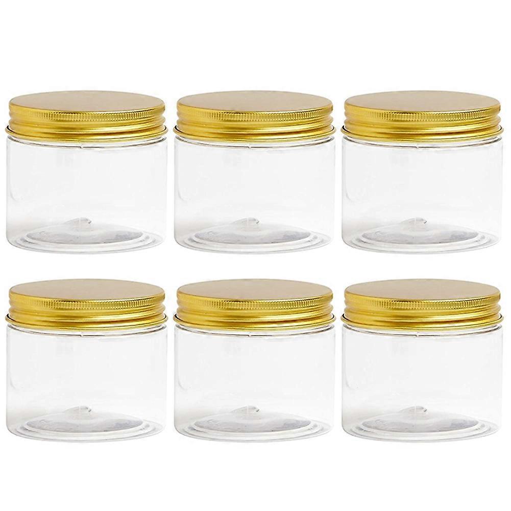 6er-packung Durchsichtiger Kunststoffbehälter Mit Deckel, Durchsichtige Aufbewahrungsboxen, Set Mit 6 Luftdichten Gläsern Zum Einmachen Und Für Den Haushaltsgebrauch.