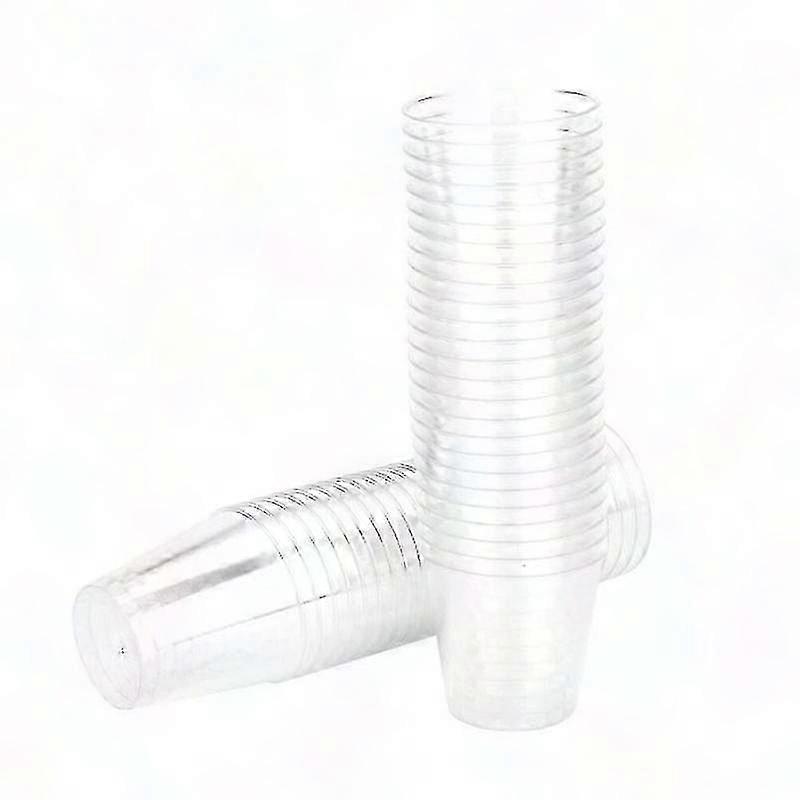 20 Stück 30 Ml Durchsichtige Einweg-schnapsbecher Aus Kunststoff, Wiederverwendbare Schnapsgläser Im Tumbler-stil, Tragbare Becher