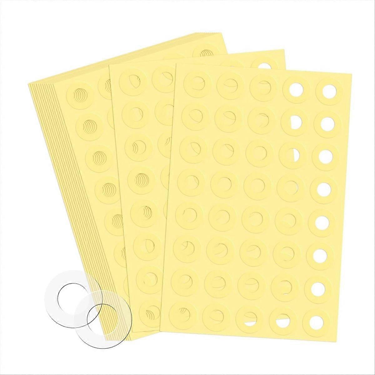 4000 Verstärkungspads Für Perforationen, Selbstklebend, Transparent, Dauerhaft Haftend