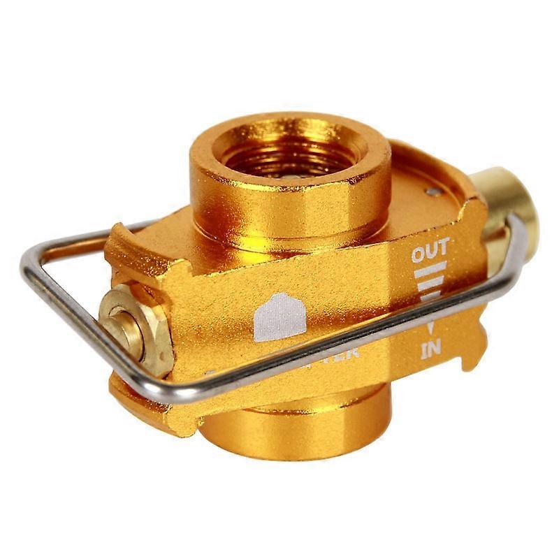 Camping Saver Plus Gaskartuschen-konverter-adapter Zum Nachfüllen Von Flachtanks, Gold