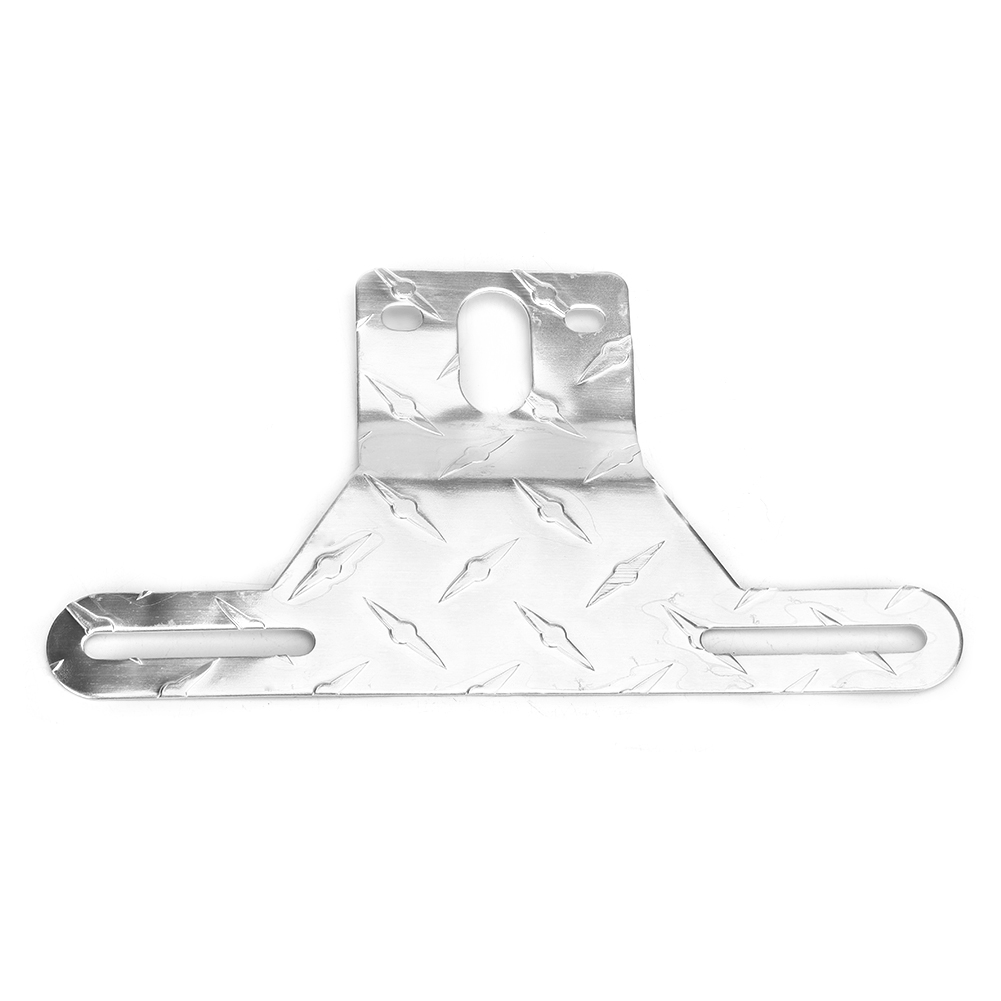Montagehalterung Für Lkw-anhänger-kennzeichen, Silbernes Aluminium, Montagesatz Für Kennzeichenbeleuchtung.