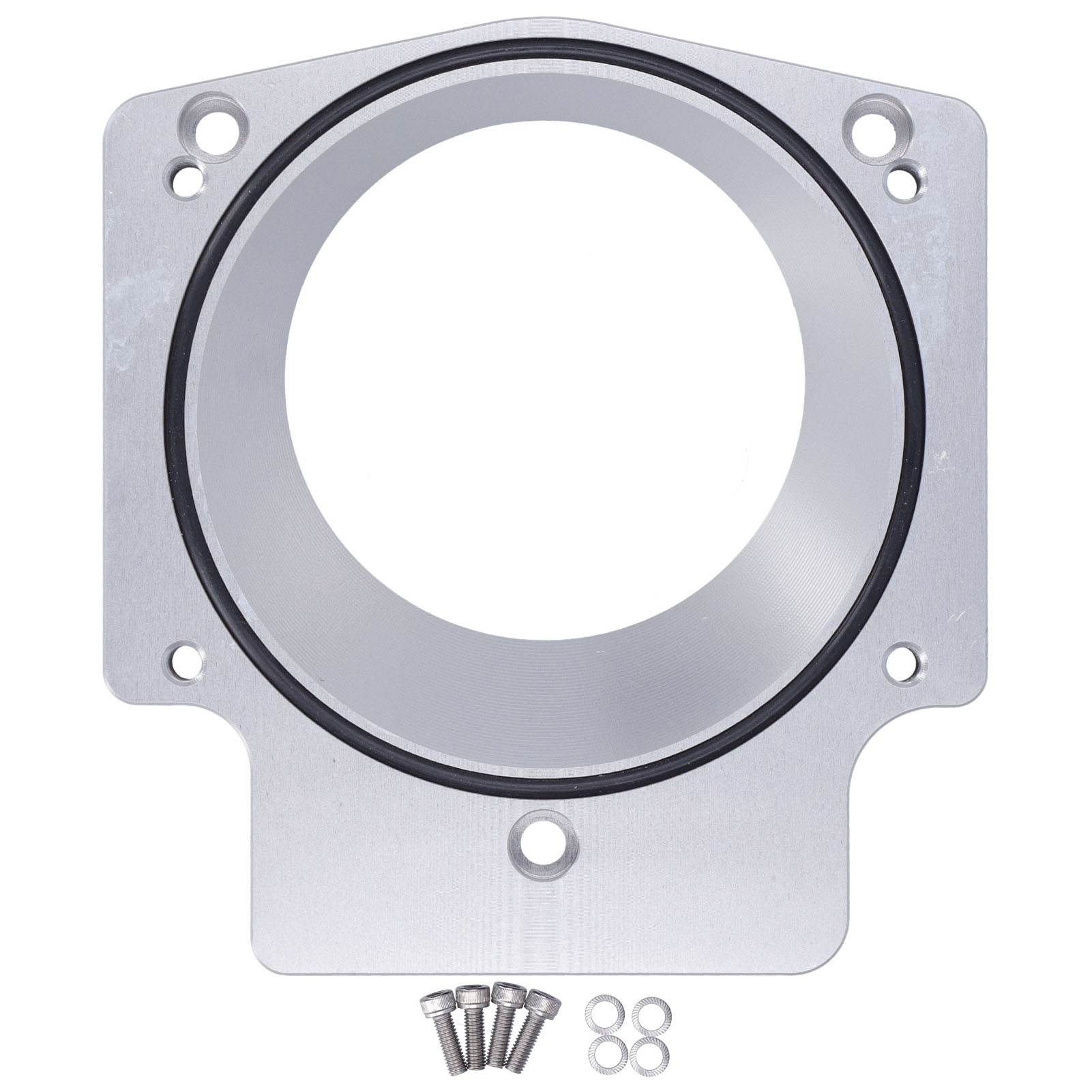3,6-zoll-ansaugkrümmeradapter Mit Drosselklappengehäuse Für Gm Gen Iii Ls1 Ls2 Ls6 Lsx Ls4 Silber