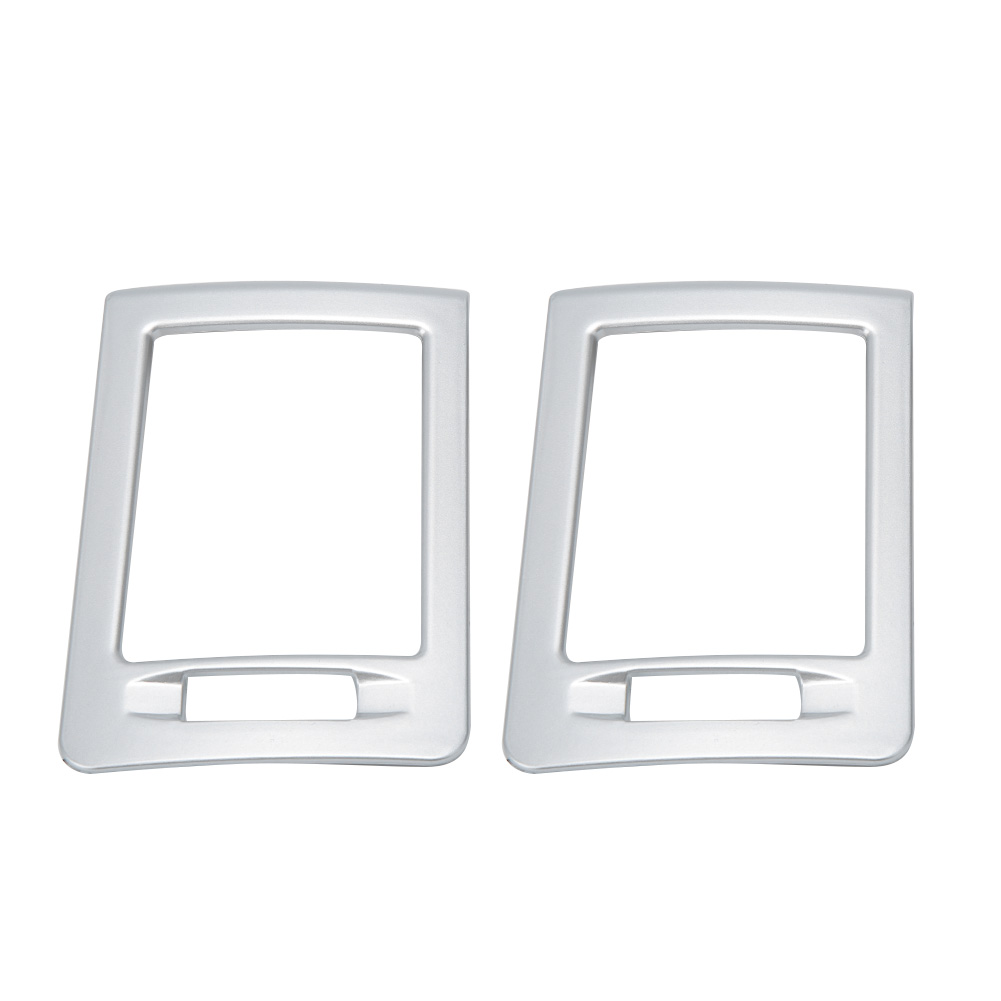 2x Silberne Zierabdeckung Für Den Linken Lüftungsschlitz Für Mercedes W204 C-klasse 2007-2013