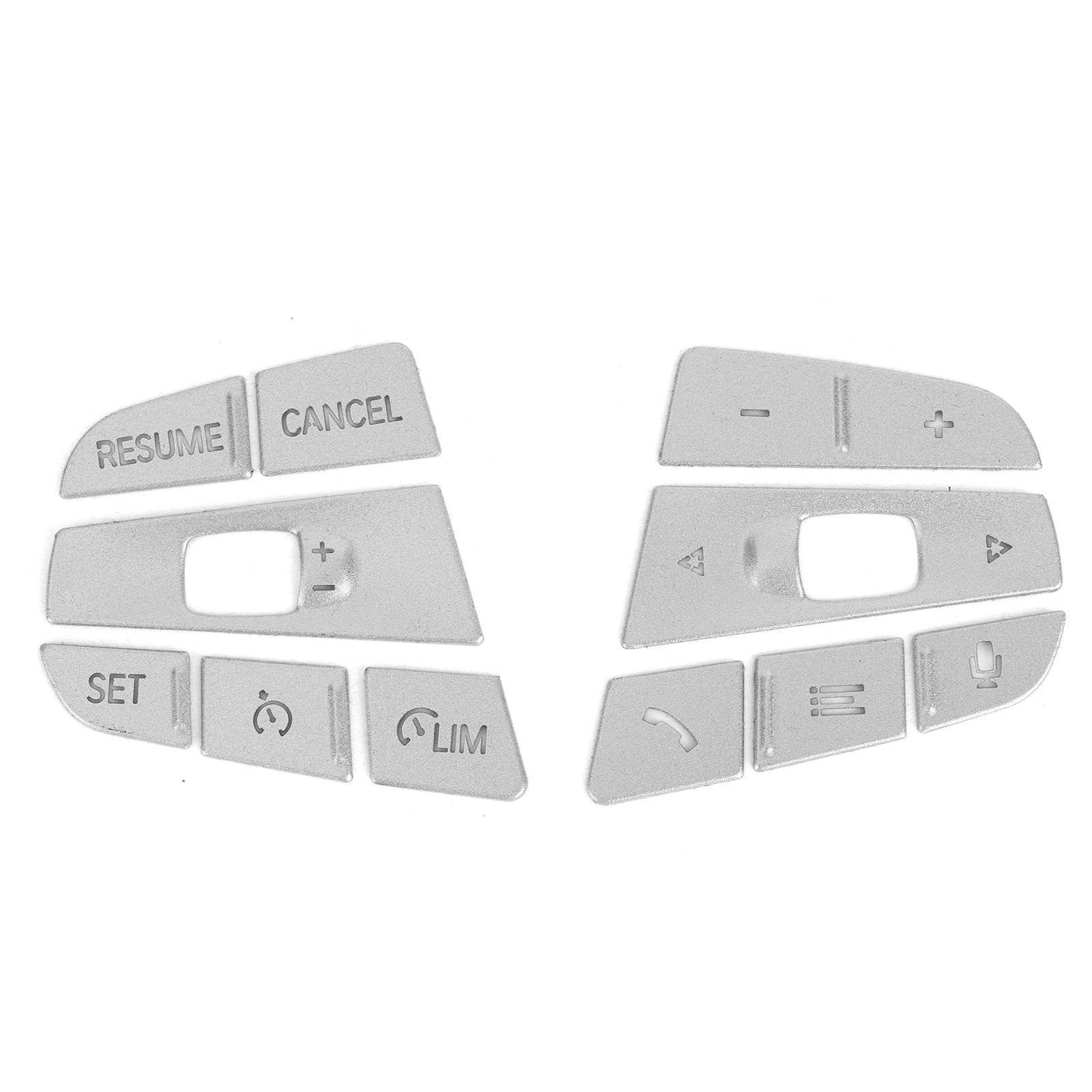 11-teiliges Silbernes Lenkradzierleisten-set Für Bmw 3er G20 G28 (2020), Innenausstattung