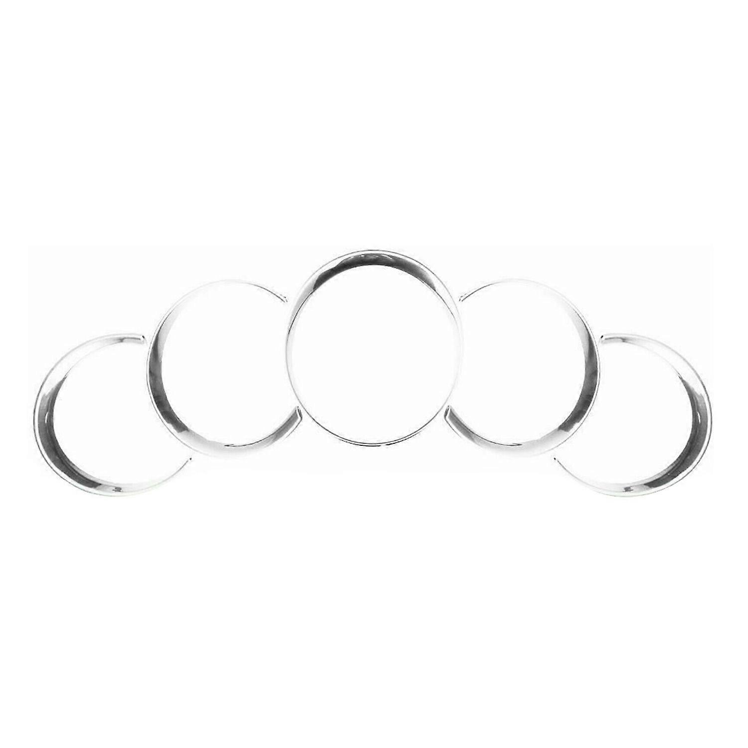 Silberner Zierring Für Den Innenraum Des Ford 958 (2011-2018), Zierleisten-set, Ästhetisches Interieur-ersatzset, Dekorative Metallteile Für Armaturenbrett Und Türen.
