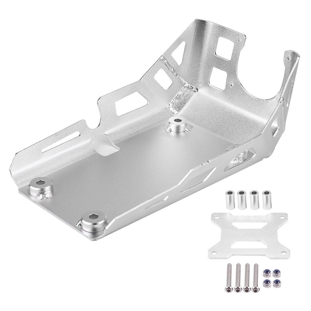 Silberner Motor- Und Fahrgestellschutz Für Bmw G310gs G310r Expedition, Robuste Metall-unterfahrschutzplatte