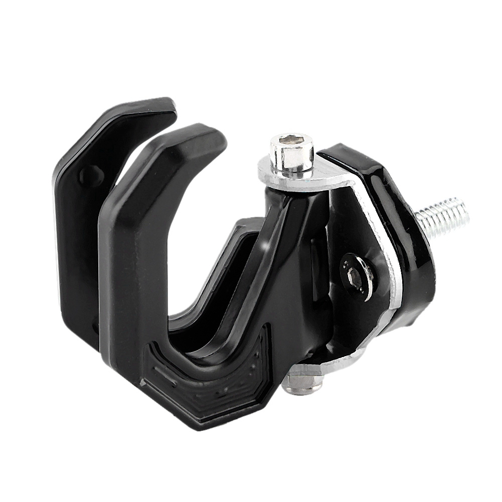 Universelle Motorradtasche Aus Aluminium Mit Modifiziertem Schwarz/silbernem Aufhängehaken