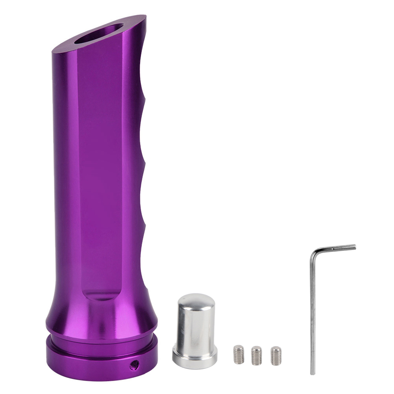 Universelle Lila Aluminium-handbremshebelabdeckung – Handbremsgriffschutz
