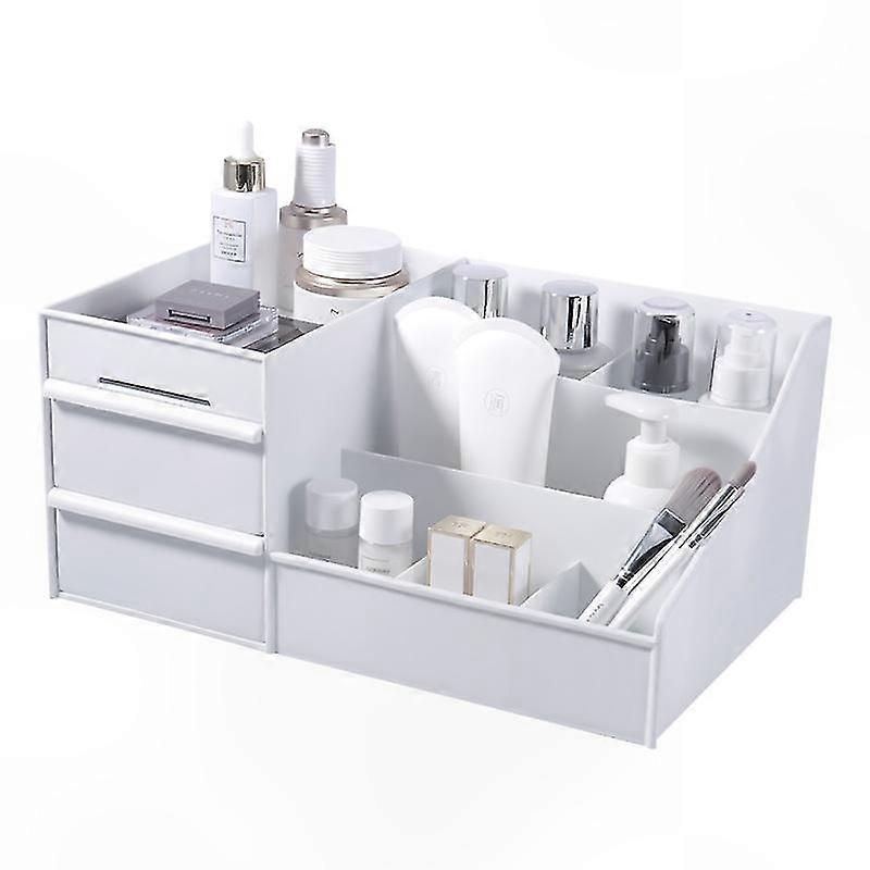 Weiße Aufbewahrungsbox Für Bürobedarf, Kosmetikartikel Und Schreibwaren – Sortierbox, Aufbewahrungslösung Für Make-up Und Schreibwaren