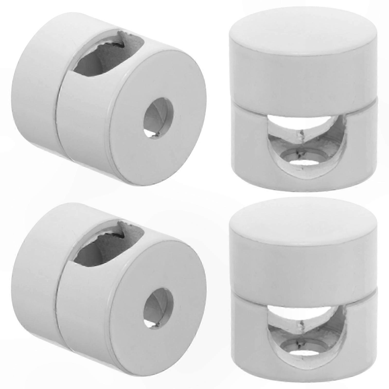 Verstellbares Weißes Kabel Mit Kabelbindern Für Beleuchtung Und Dekoration, 4er-pack Befestigungsclips