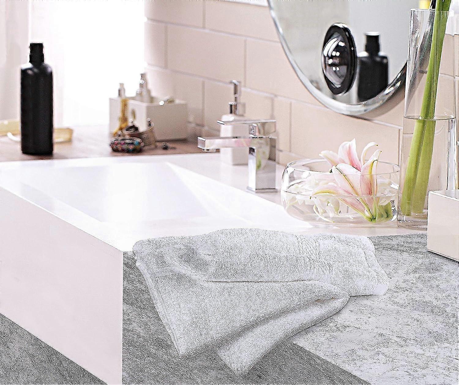 Ultraweiche Und Saugfähige Handtücher, Ideal Für Bad, Sport, Dusche, Hotel Und Spa (weiß, 70x135 Cm)