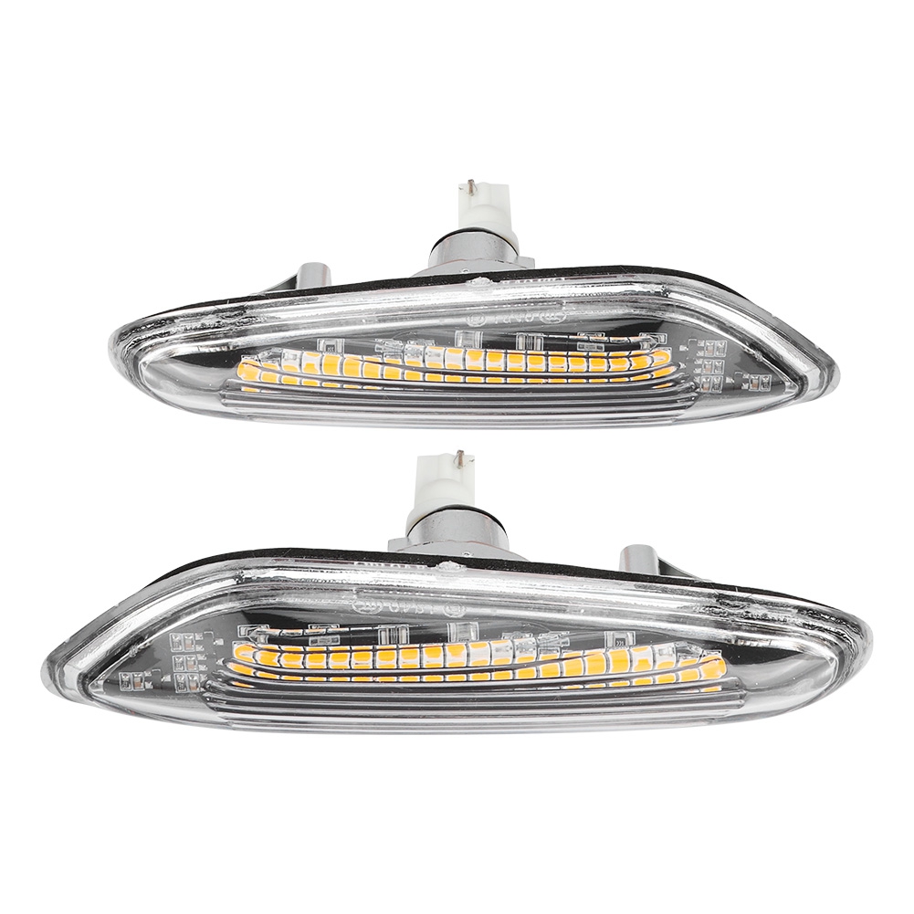 Dynamische Led-seitenblinker (paar) Mit Hoher Lichtausbeute, Kompatibel Mit E90, E91, E92, E93, E60, E87, E82 Und E46, Weiß