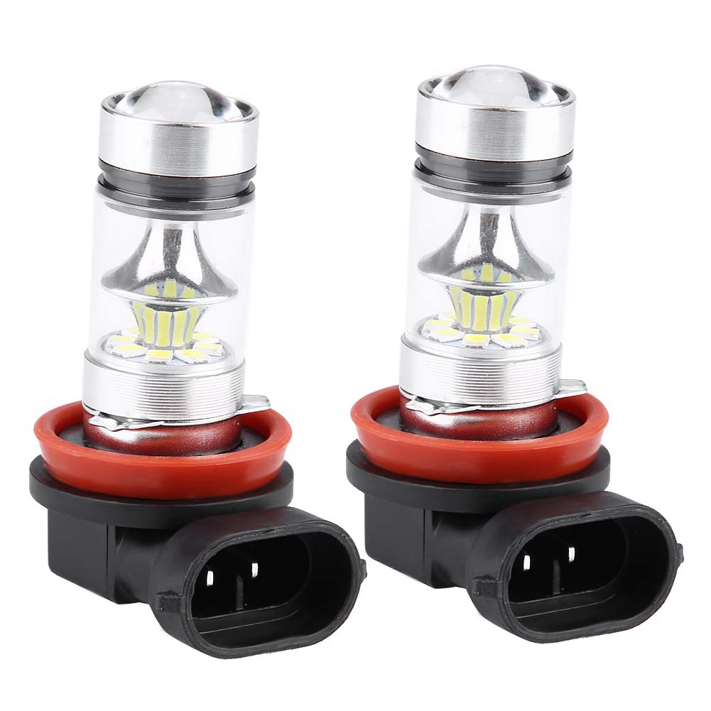2x H8 H9 H11 6000k Superweiße 100w Led-lampen Für Abblendlicht-autobeleuchtungsset