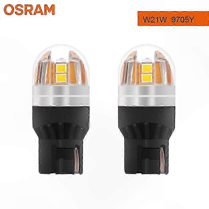 Led-blinker T20 W21w 7440 7443 Für Autos, Rückfahr- Und Bremslichtbirne, 2er-pack, Weiß/gelb, Verbesserte Version